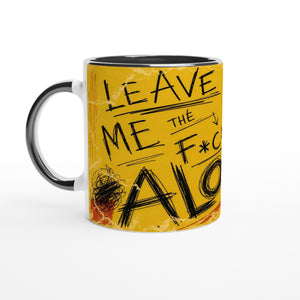 “Leave me the f*ck alone” ceramic mug by Ugly Mug – product view 11